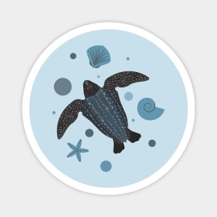 Leatherback turtle Magnet